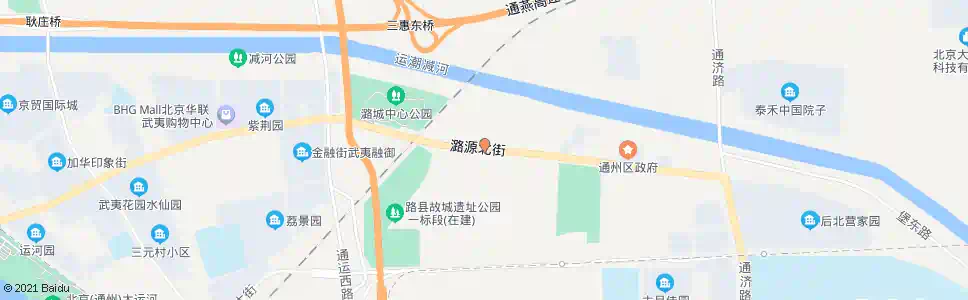 北京通州古城村_公交站地图_北京公交_妙搜公交查询2025