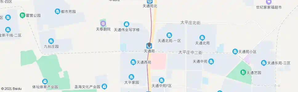 北京天通苑环岛_公交站地图_北京公交_妙搜公交查询2025