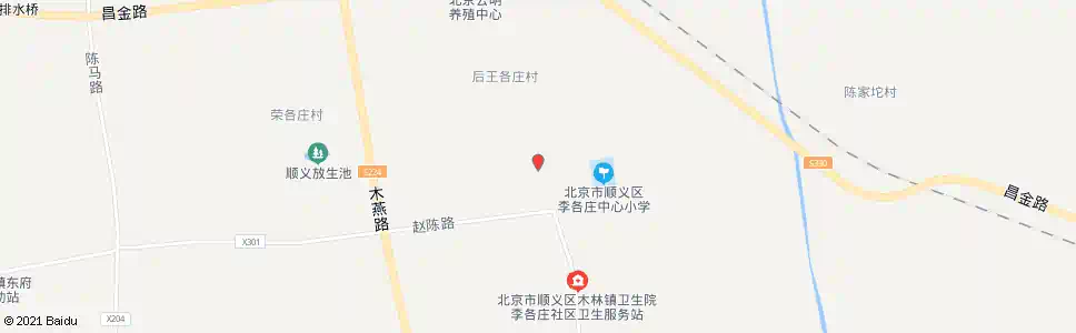 北京前王各庄_公交站地图_北京公交_妙搜公交查询2025