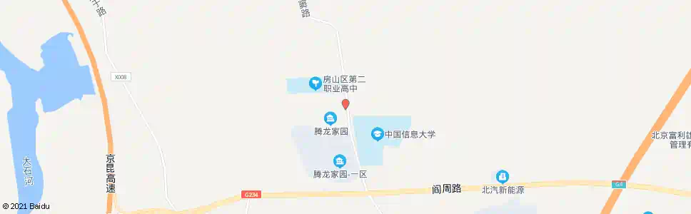 北京下坡店北站_公交站地图_北京公交_妙搜公交查询2025