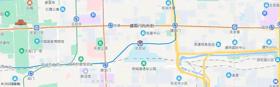 北京二号门_公交站地图_北京公交_妙搜公交查询2025