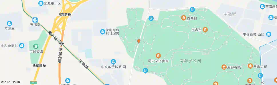 北京麋鹿苑路口_公交站地图_北京公交_妙搜公交查询2025