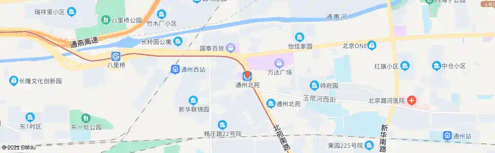 北京通州北苑站_公交站地图_北京公交_妙搜公交查询2025