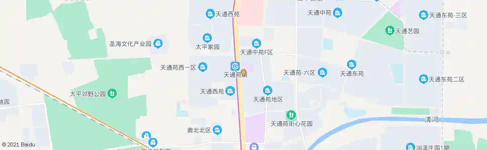 北京台湾新城南_公交站地图_北京公交_妙搜公交查询2025