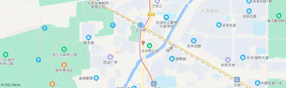 北京立水桥北_公交站地图_北京公交_妙搜公交查询2025