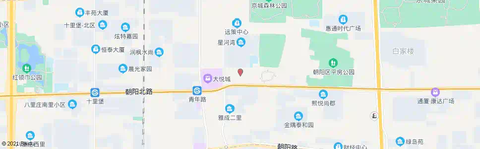 北京青年路小区_公交站地图_北京公交_妙搜公交查询2025