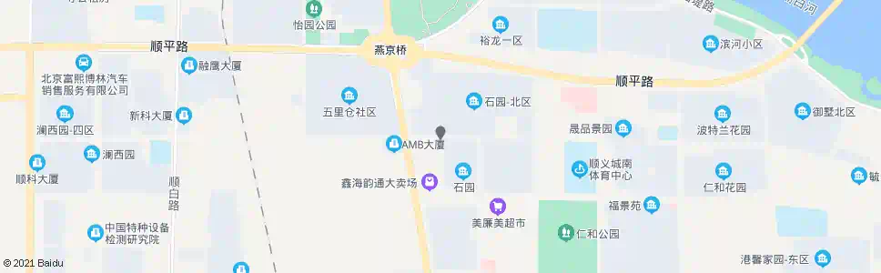 北京顺义五中_公交站地图_北京公交_妙搜公交查询2025