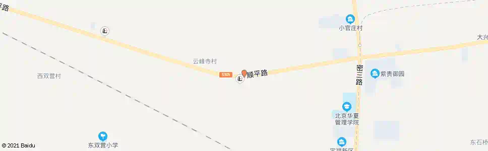 北京云峰寺_公交站地图_北京公交_妙搜公交查询2025