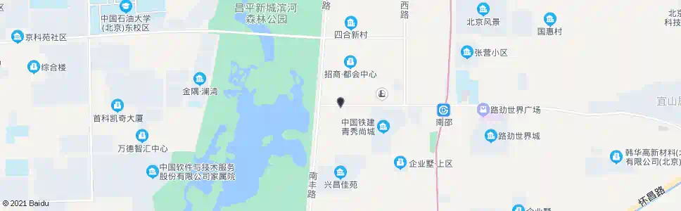 北京景荣街西口_公交站地图_北京公交_妙搜公交查询2025