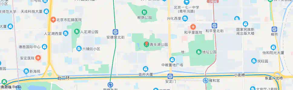 北京青年湖公园_公交站地图_北京公交_妙搜公交查询2025
