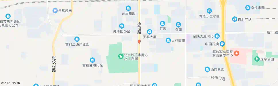 北京曹家坟_公交站地图_北京公交_妙搜公交查询2025