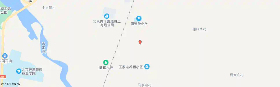 北京南张华村南口_公交站地图_北京公交_妙搜公交查询2025