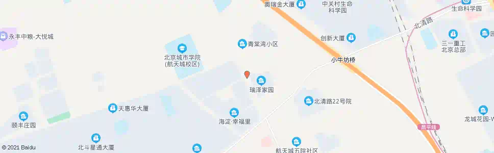 北京小牛坊_公交站地图_北京公交_妙搜公交查询2025