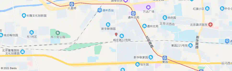 北京通州杨庄_公交站地图_北京公交_妙搜公交查询2025