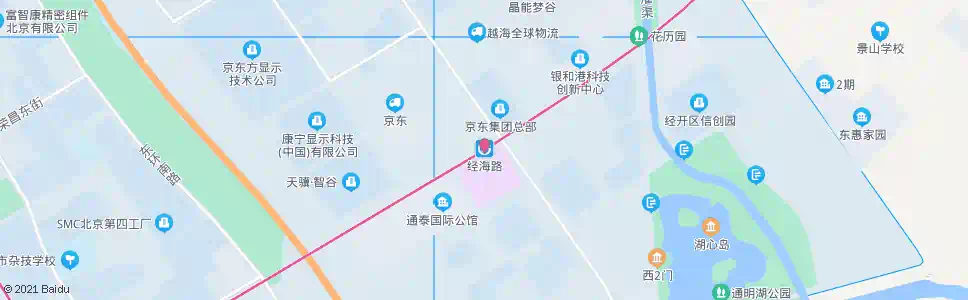 北京经海路地铁站_公交站地图_北京公交_妙搜公交查询2025