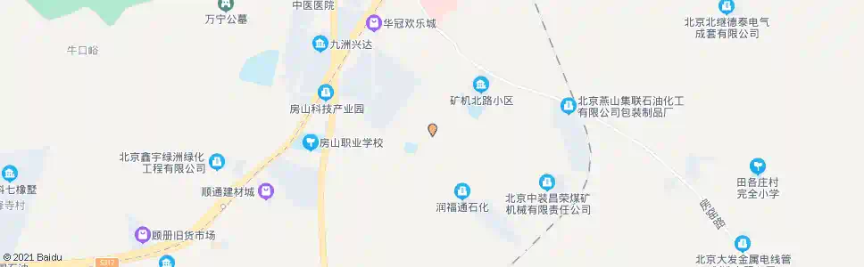 北京房山煤矿机械厂北_公交站地图_北京公交_妙搜公交查询2025
