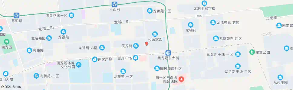 北京和谐家园二区西门_公交站地图_北京公交_妙搜公交查询2025