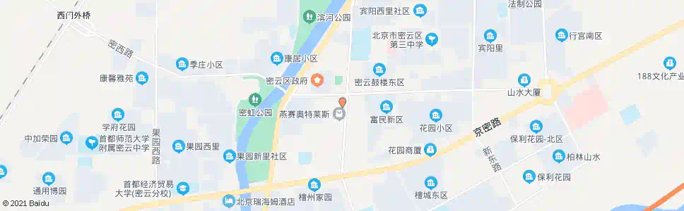 北京密云鼓楼商场_公交站地图_北京公交_妙搜公交查询2025