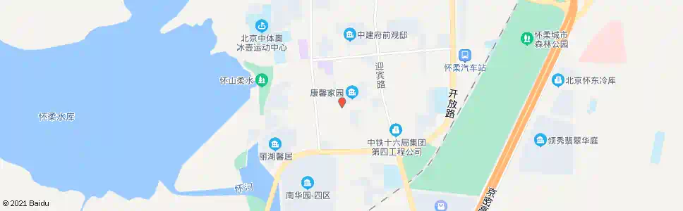 北京怀柔南小街_公交站地图_北京公交_妙搜公交查询2025