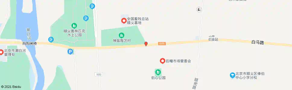 北京后郝家疃_公交站地图_北京公交_妙搜公交查询2025