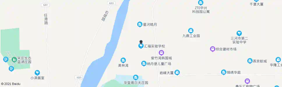 北京燕郊星河皓月小区南门_公交站地图_北京公交_妙搜公交查询2025