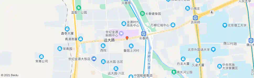 北京远大路东口_公交站地图_北京公交_妙搜公交查询2025