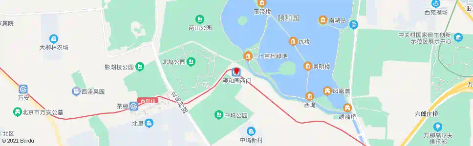 北京颐和园_公交站地图_北京公交_妙搜公交查询2025