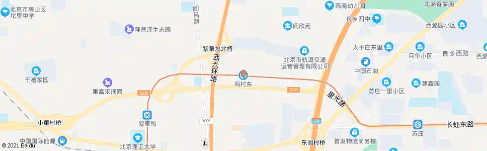 北京东阎村新村_公交站地图_北京公交_妙搜公交查询2025