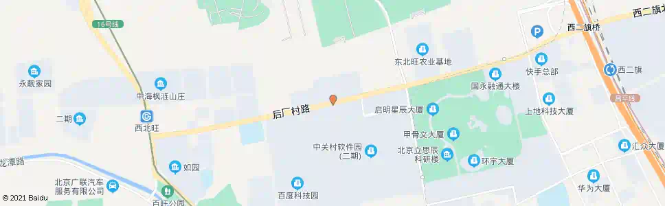 北京后厂村东_公交站地图_北京公交_妙搜公交查询2025
