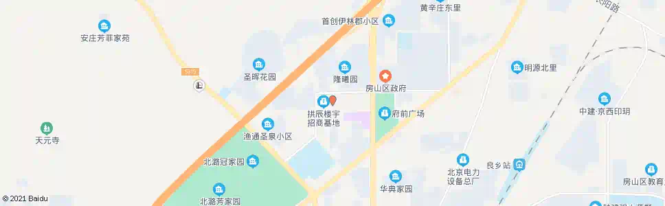 北京房山法院_公交站地图_北京公交_妙搜公交查询2025
