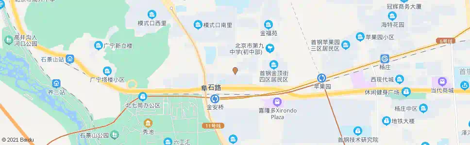 北京金顶街五区_公交站地图_北京公交_妙搜公交查询2025