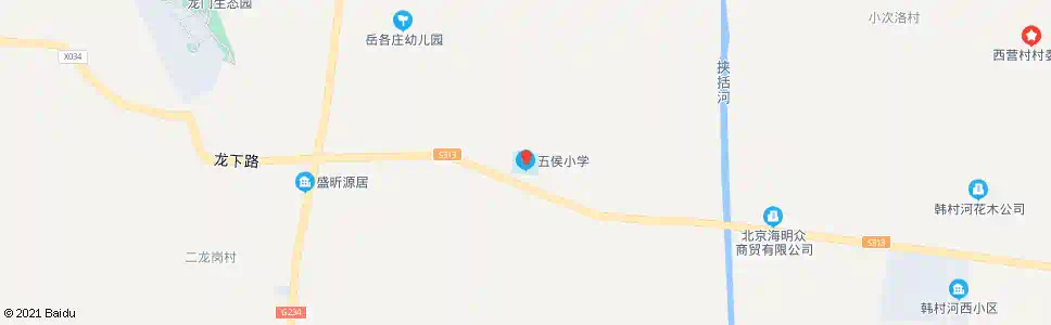 北京五侯小学_公交站地图_北京公交_妙搜公交查询2025
