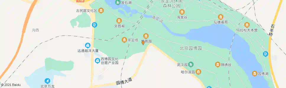 北京中国园林博物馆_公交站地图_北京公交_妙搜公交查询2025