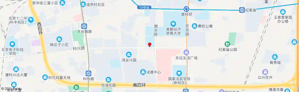 北京四合庄_公交站地图_北京公交_妙搜公交查询2025