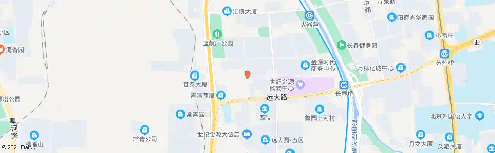 北京西顶路西口_公交站地图_北京公交_妙搜公交查询2025