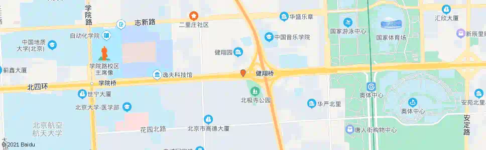 北京健翔桥西_公交站地图_北京公交_妙搜公交查询2025