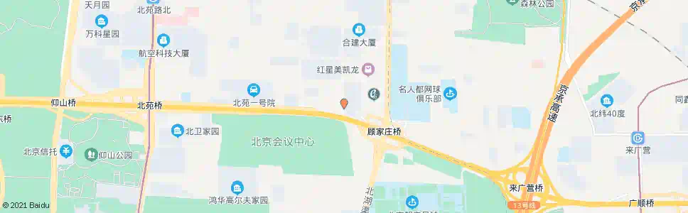 北京红军营东路南口_公交站地图_北京公交_妙搜公交查询2025
