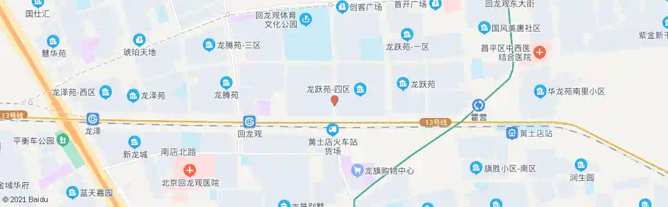北京龙跃苑四区西门_公交站地图_北京公交_妙搜公交查询2025
