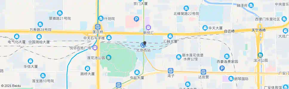 北京灜海路口西_公交站地图_北京公交_妙搜公交查询2025