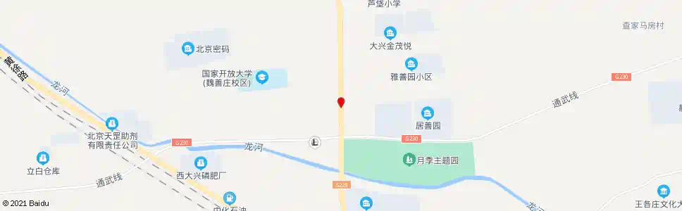 北京魏善庄开发区_公交站地图_北京公交_妙搜公交查询2025