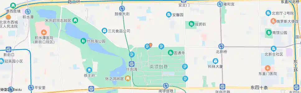 北京宝钞胡同_公交站地图_北京公交_妙搜公交查询2025