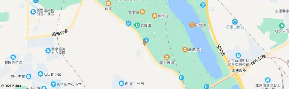 北京园博园三号门_公交站地图_北京公交_妙搜公交查询2025