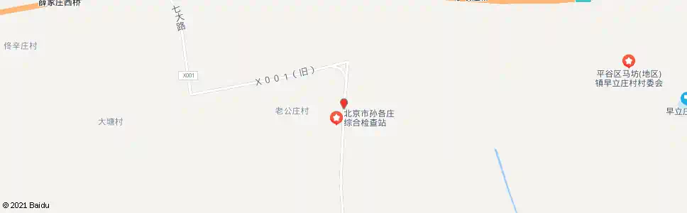 北京大坝洼_公交站地图_北京公交_妙搜公交查询2025