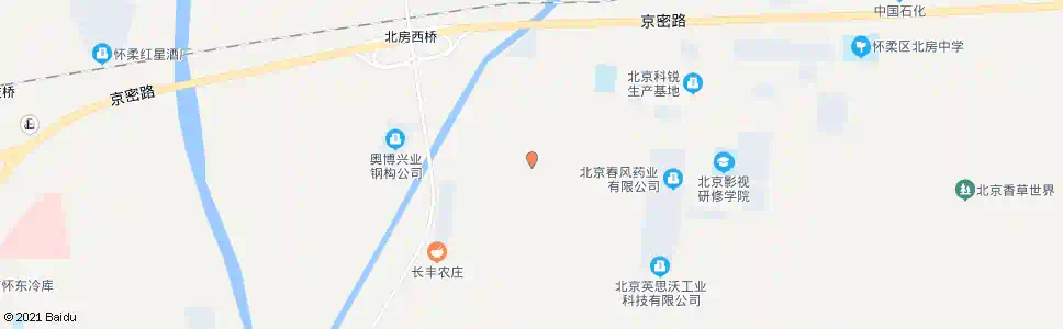 北京北房村南_公交站地图_北京公交_妙搜公交查询2025