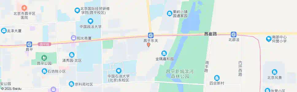 北京昌平东关路口南_公交站地图_北京公交_妙搜公交查询2025