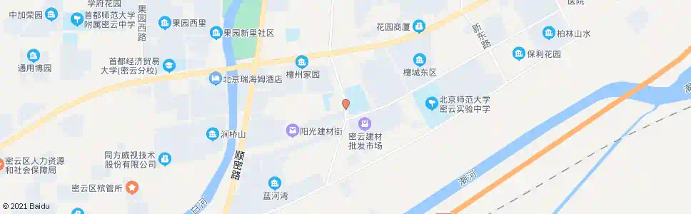 北京密云四中_公交站地图_北京公交_妙搜公交查询2025
