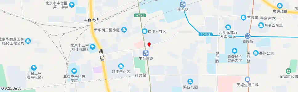 北京造甲村_公交站地图_北京公交_妙搜公交查询2025
