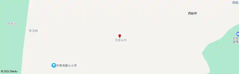北京瓦官头_公交站地图_北京公交_妙搜公交查询2025