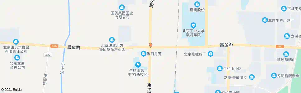 北京牛栏山环岛_公交站地图_北京公交_妙搜公交查询2025