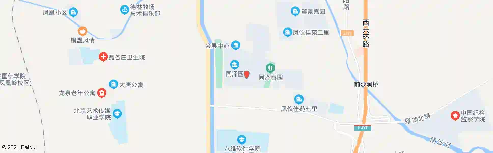 北京同泽园西里东门_公交站地图_北京公交_妙搜公交查询2025